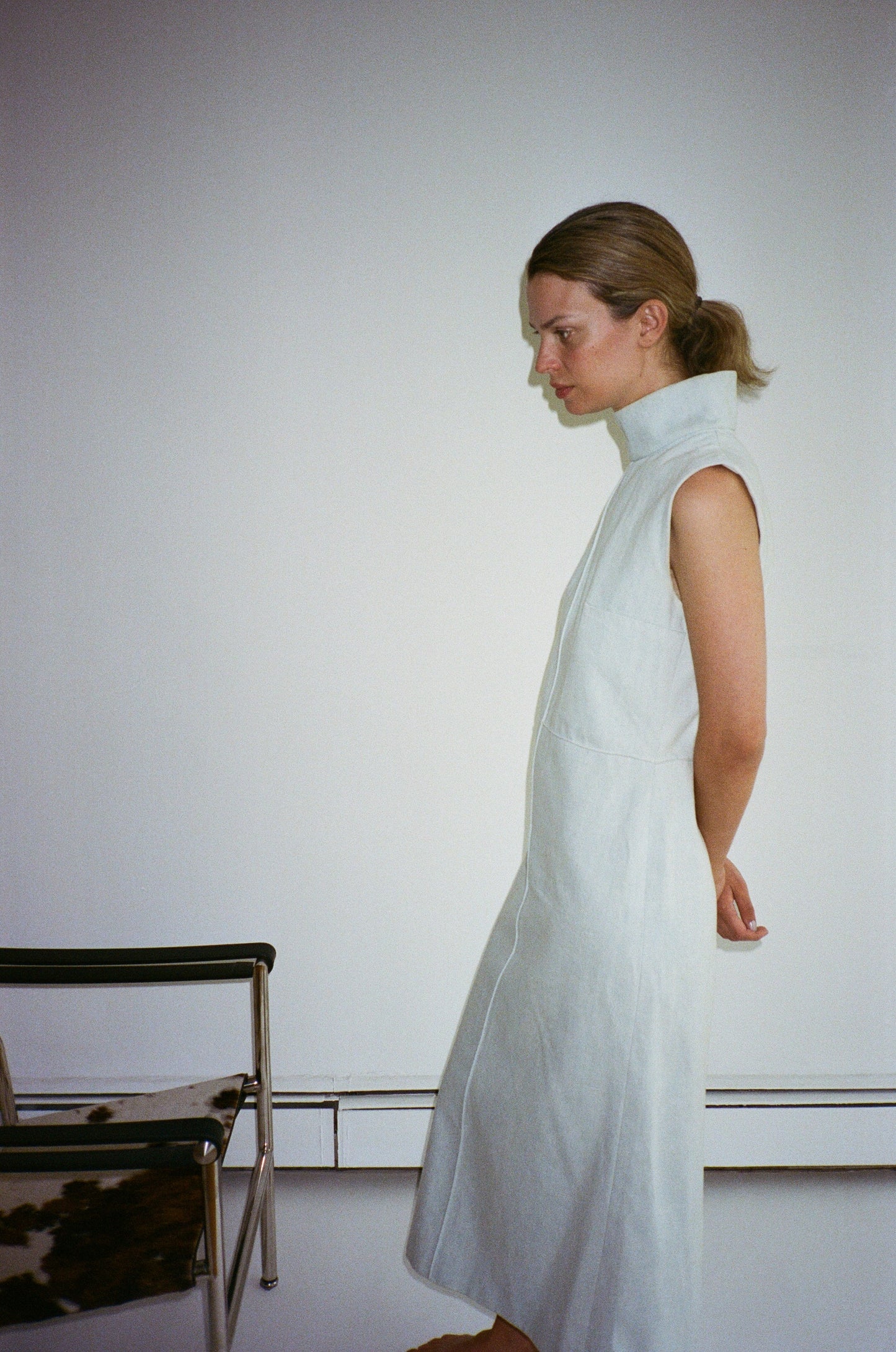 La Tenue de M en Bleu Clair