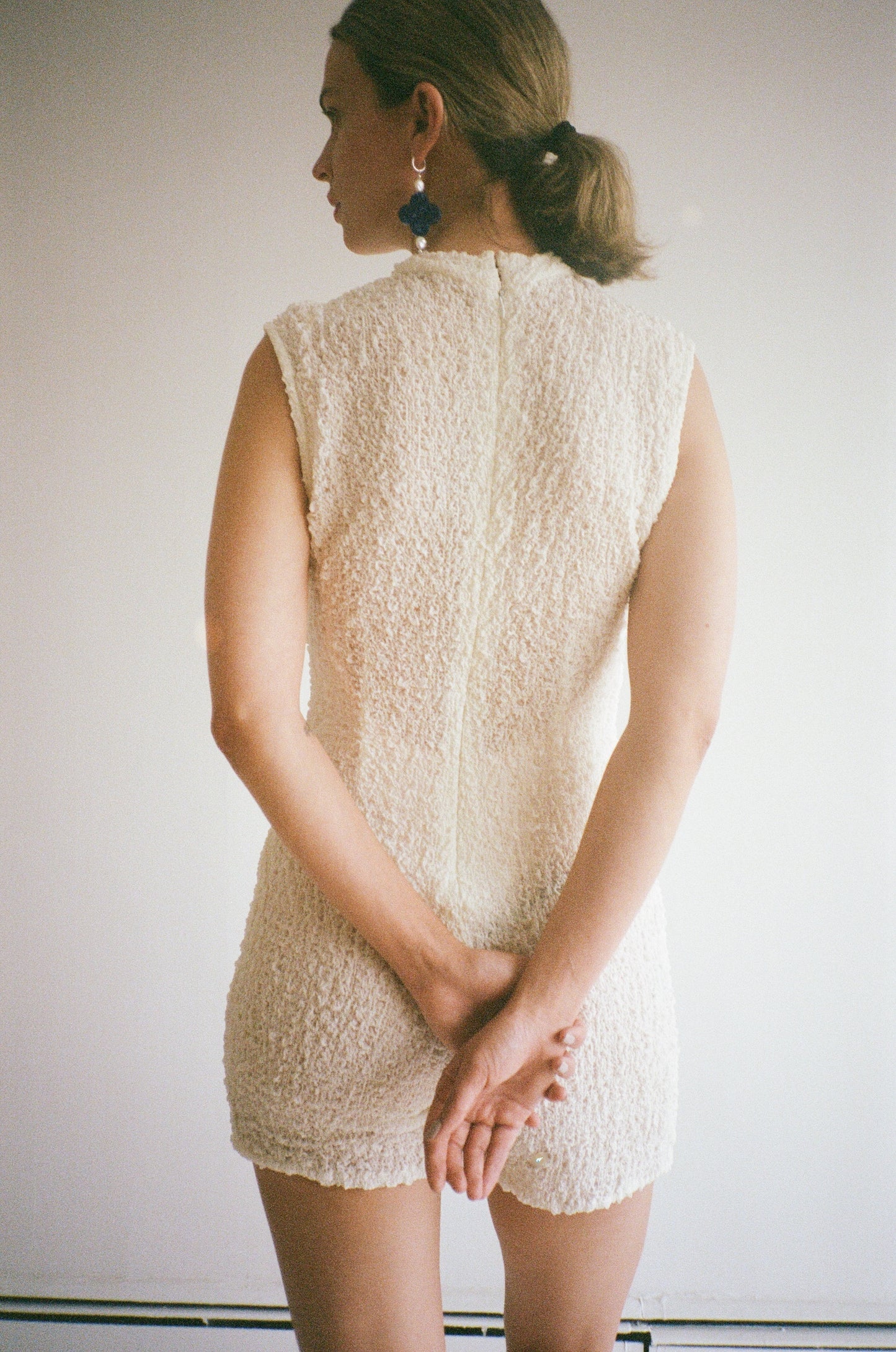 The Swann Jumper in Rippled Milk